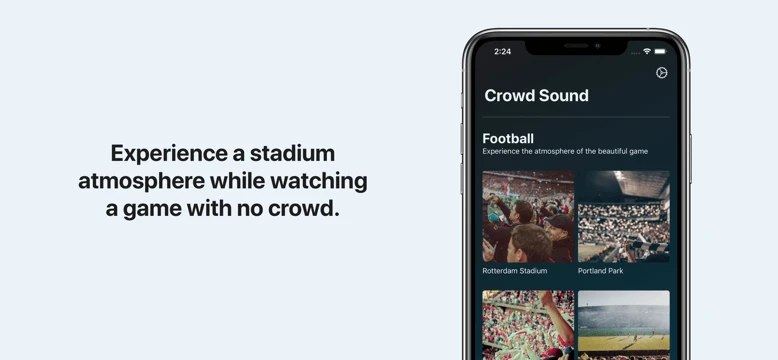 The Crowd Sound iOS app